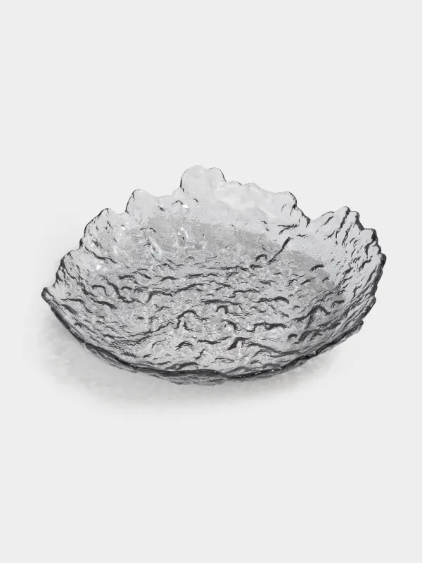 Блюдо, 25х3 см, стекло, серое, Nautilus color, image-2