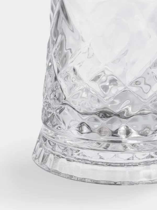 Стакан для виски, 8 см, 250 мл, на подставке, стекло Р, Rhomb, image-1