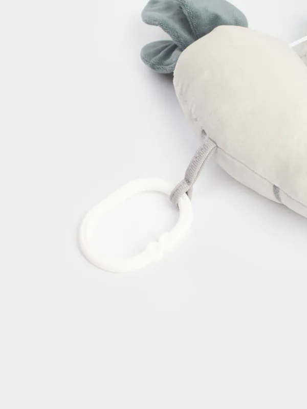 Ойыншық, 40х27 см, дамытушы, аспалы, полиэстер, сұр, Сәбіз, Cradle, image-5