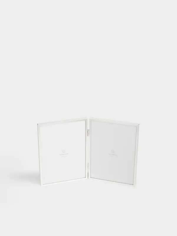 Фото жиектеме, 13х18 см, 2 фото, металл/шыны, күміс түстес, Fantastic, image-1