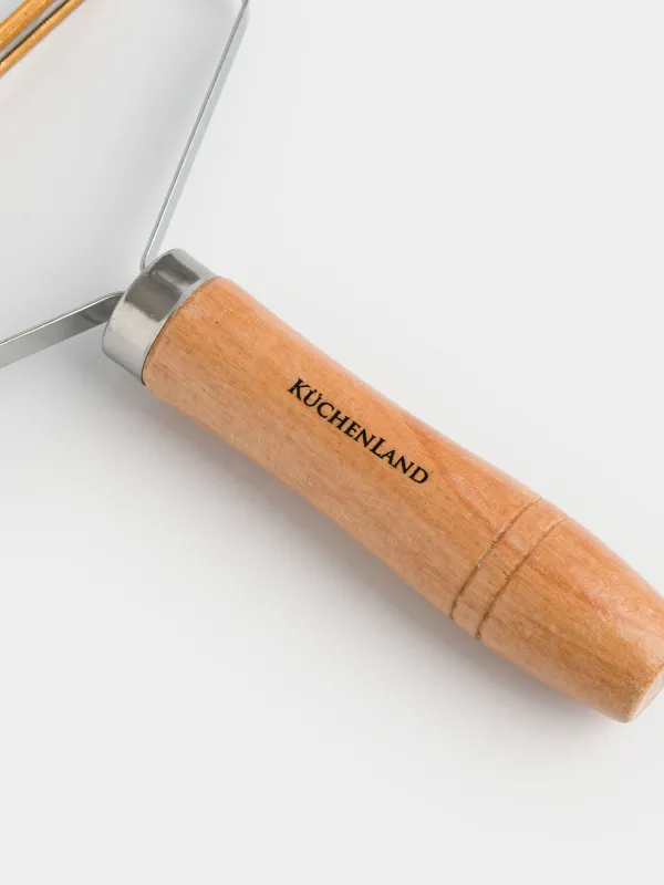 Жүн тазалауға арналған щетка-қырғыш, 16 см, металл/ағаш, Black clean, image-2