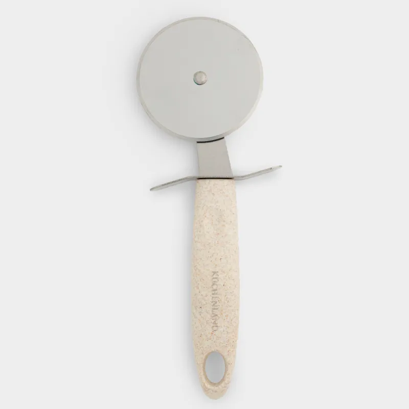 Нож для пиццы, 20 см, сталь/пластик, бежевый, в крапинку, Soft speckled