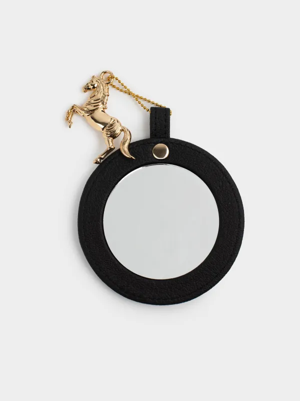 Зеркало карманное, Лошади, Stationery horse, image-1
