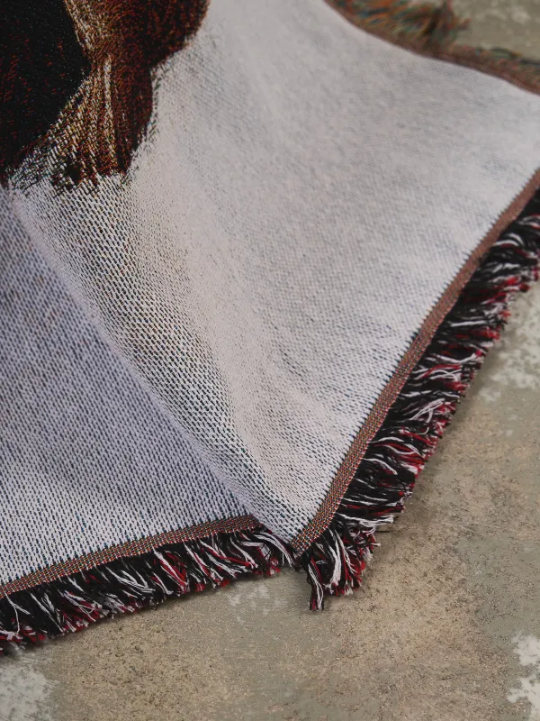 Плед, 130х170 см, с бахромой, гобелен, Мишка и зайка с подарками, Friends forest, image-4