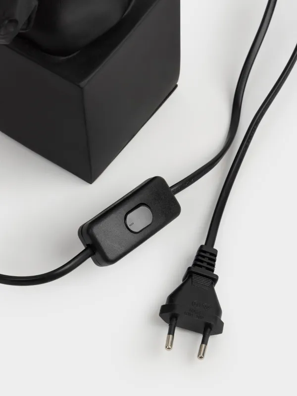 Үстел шамы, 44 см, полирезин/полиэстер, қара, Жылқы, Horse black, image-5