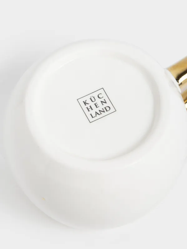 Саптыаяқ, 430 мл, фарфор Р, сүт және алтын түстес, Ара, Honey, image-4