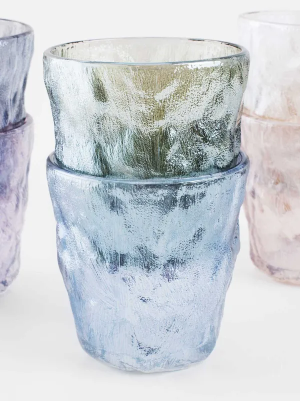 Стакан, 300 мл, 6 шт, Мятый эффект, Crumple color, image-2