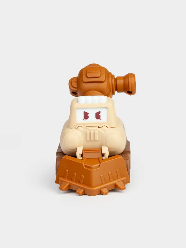 Ойыншық, 12х11 см, пластик, қоңыр, Бульдозер, Traffic, image-2