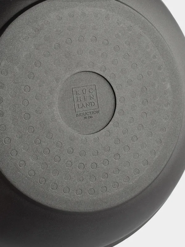 Вок, 28 см, с крышкой, съемная ручка, с покрытием, алюминий, Solution Red 2, image-8