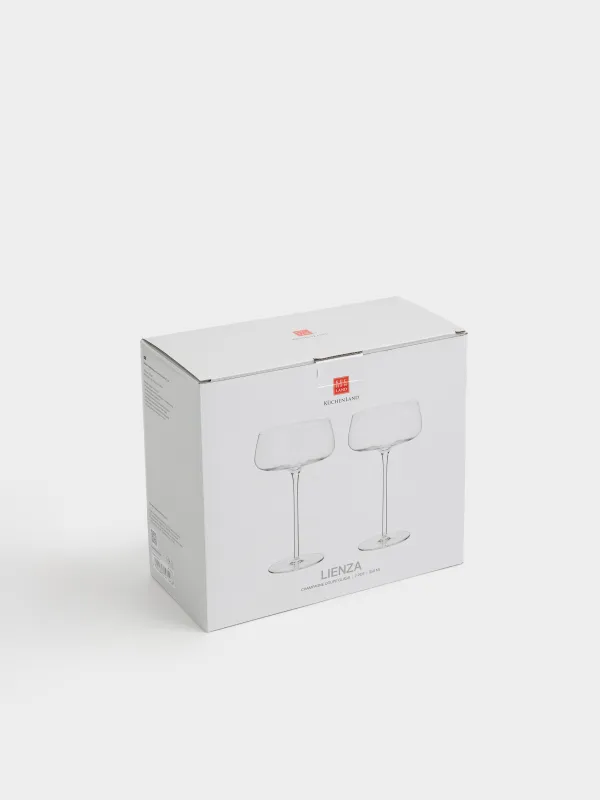 Шампан бокалы, 350 мл, 2 дана, хрусталь шыны, Lienza, image-4