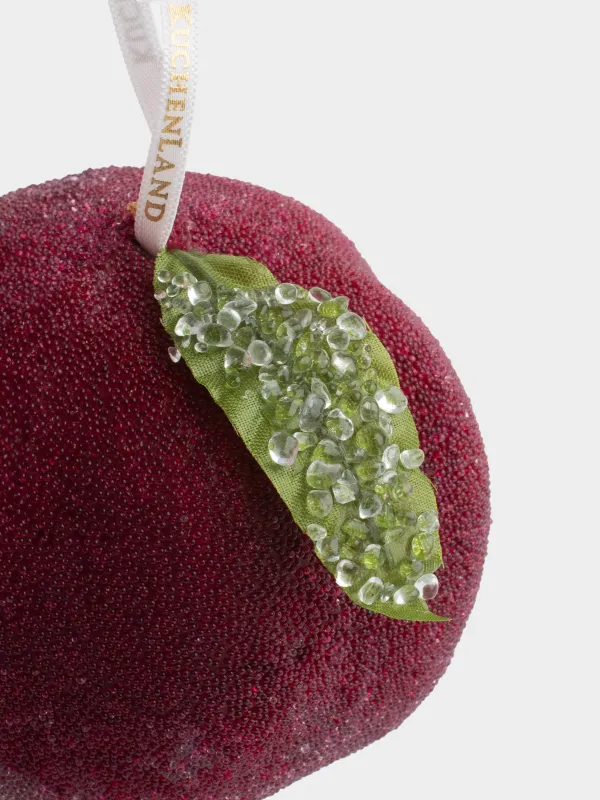 Шырша ойыншығы, 10 см, пенопласт, қызыл-жасыл, Анар, Fruits, image-1