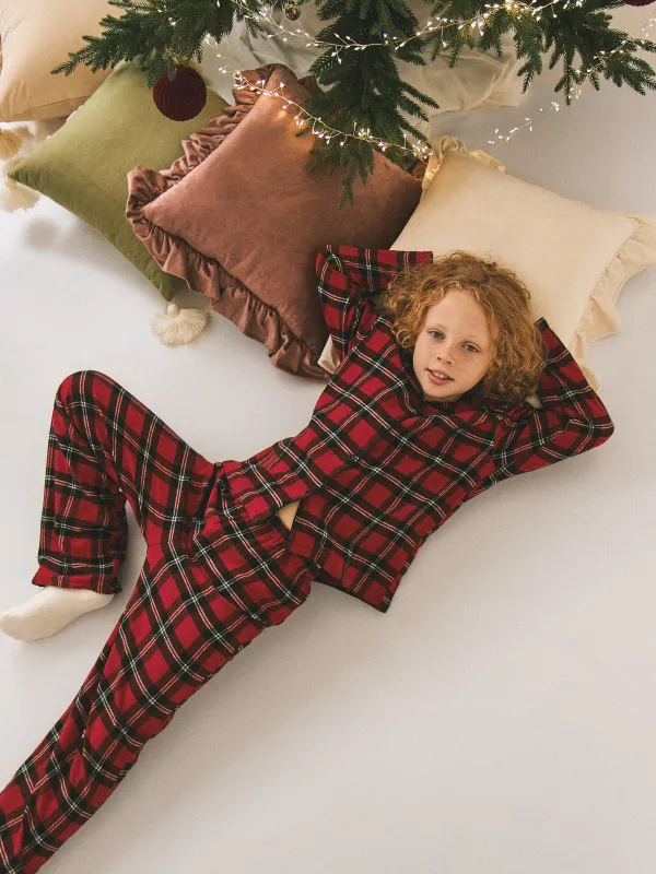 Балалар пижамасы, 104-110 см, шалбары бар, мақта, қызыл, Тор, Patsy, image-8