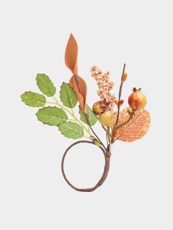 Майлық сақинасы, 5 см, көбік/пластик, Жидектері бар итмұрын, Forest symphony, image-0