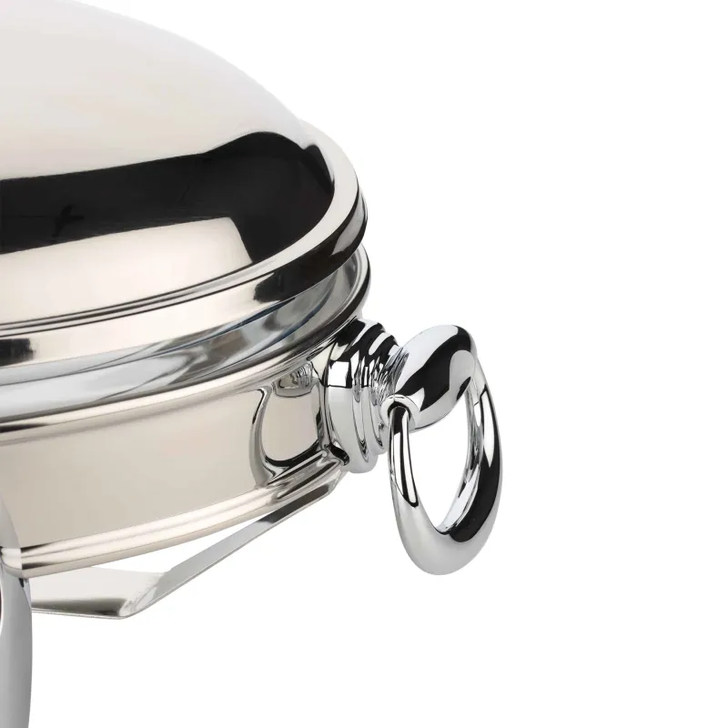 Жылытылатын табақ, 42х25 см, қақпағы бар, шыны Т/болат, сопақ, Acero, image-6