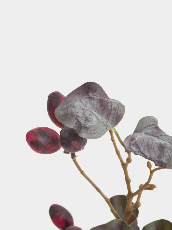 Сәндік бұтақ, 85 см, көбік/полиэтилен, Кизил, Fruit decor, image-4