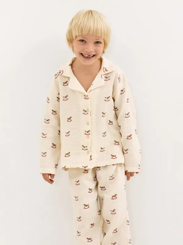 Пижама детская, с брюками, Landi, image-2