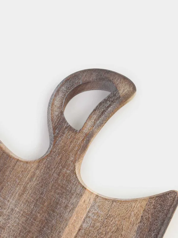 Доска разделочная, 30x20 см, с ручкой, дерево, Noble tree, image-3