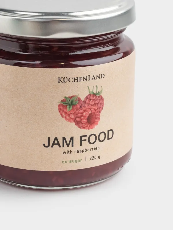 Джем, 220 гр, таңқурай қосылған, қантсыз, Jam food, image-1