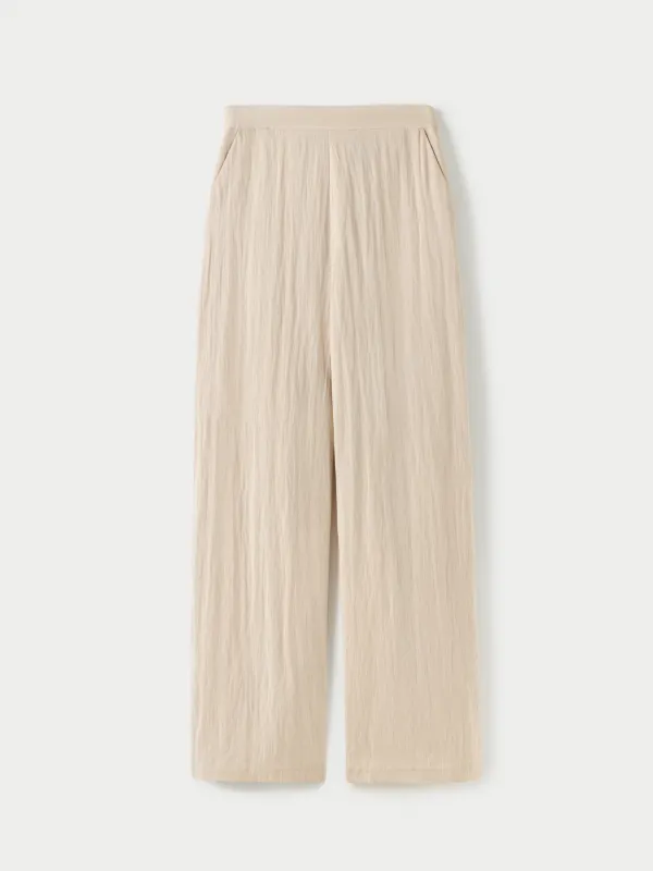 Әйелдер шалбары, өлшемі L, вискоза/полиэстер, сүт түстес, Giselle, image-10