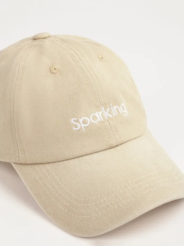 Бейсболка, 57 см, единый размер, хлопок, бежевая, Sparkling, Shore, image-2