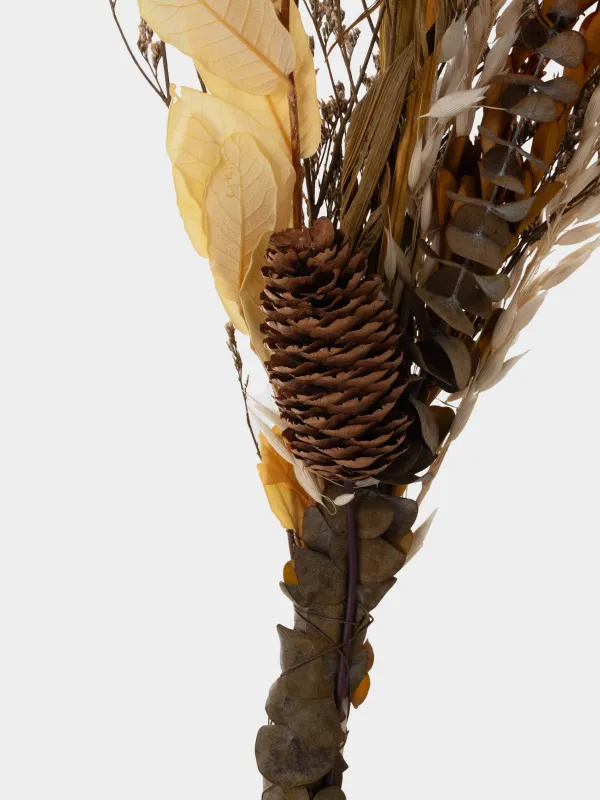 Сәндік гүл шоғы, 60 см, кептірілген гүлдер, Күзгі композиция,  Dried flower, image-2