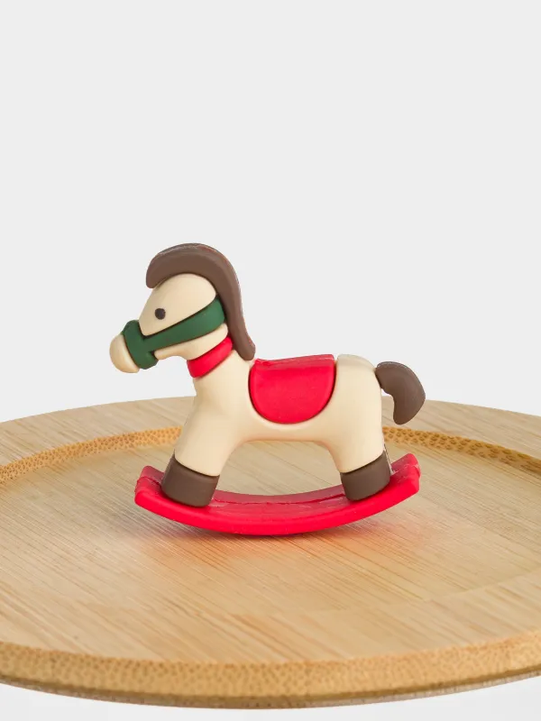 Саптыаяқ, 400 мл, шыны Б/бамбук, тұтқасында кристалдары бар, тұғырда, Ат, Shape, image-3