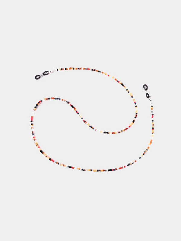 Цепочка для очков, 71 см, бисер, цветная, Бохо, Pearl color, image-0