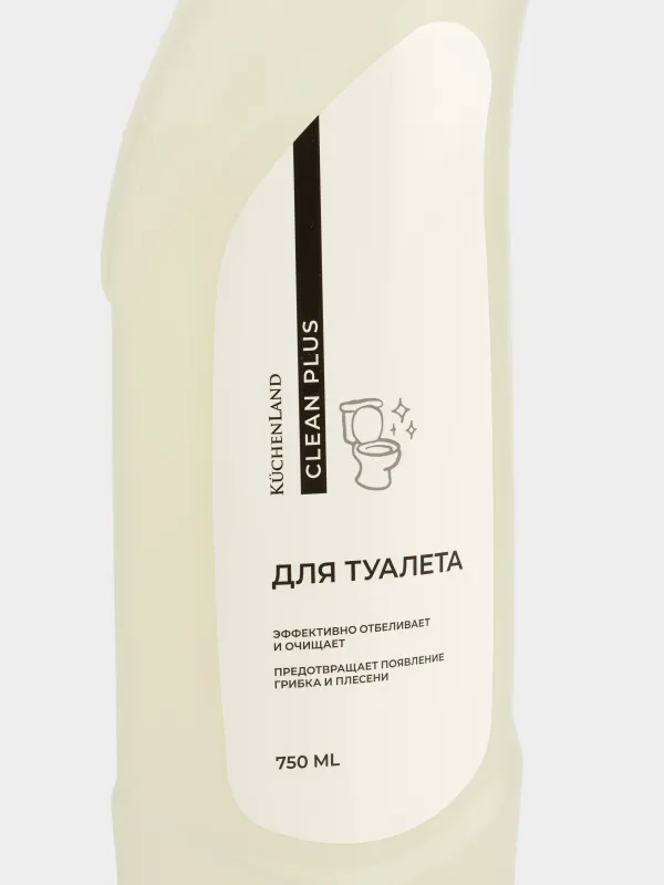Средство чистящее для туалета, 750 мл, Clean plus, image-1