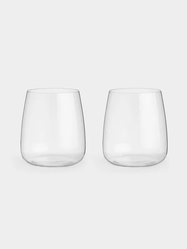 Стақан, 10 см, 480 мл, 2 дана, хрусталь шыны, Sondrio, image-0