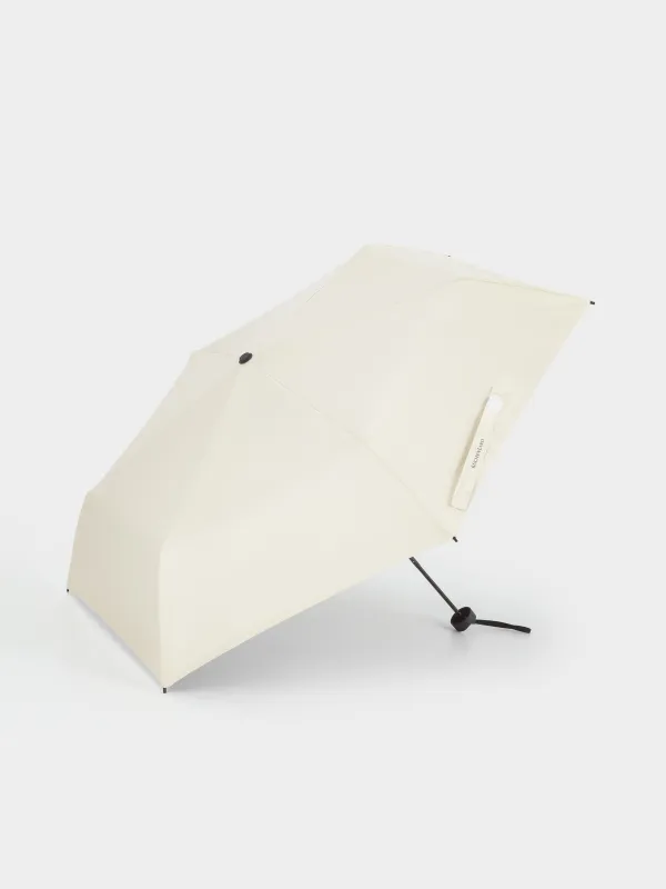 Қолшатыр, 52 см, жиналмалы, екі жақты, эпонж, сарғылт-қара, Rainy day, image-0