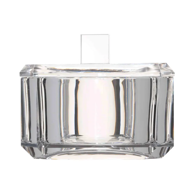 Жуынатын бөлмеге арналған қобдиша, 10х10 см, шыны, шаршы, Қырлар, Shower Crystal Glance, image-2