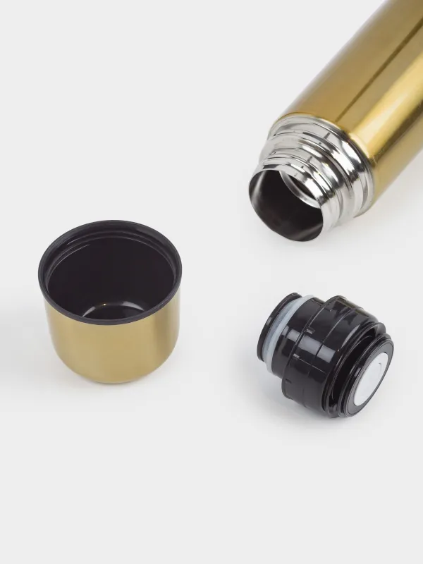 Сусындарға арналған жиынтық, 2 адам, 3 зат, жол, термос 750 мл, болат/пластик, алтын, Classic gold, image-4