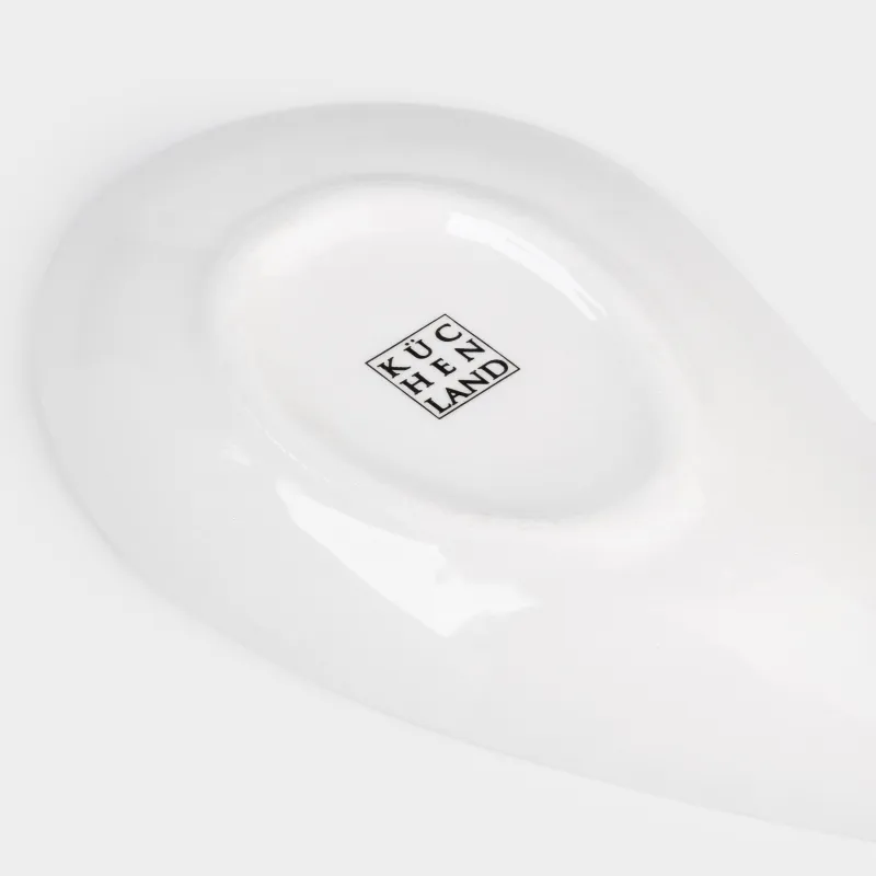 Подставка под ложку, 16 см, керамика D, белая, Полевые цветы, Cowslip, image-4