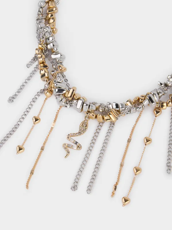 Колье, металл/стекло/акрил, Jewelry, image-2