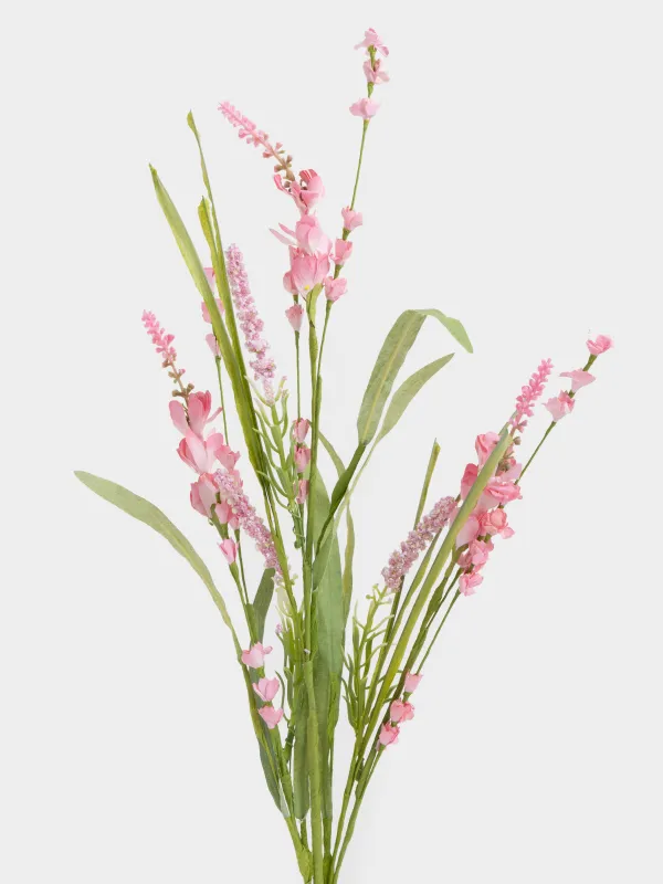 Сәндік бұтақ, 86 см, пластик/полиэстер, Қызғылт бөрібұршақ, Flower garden, image-1