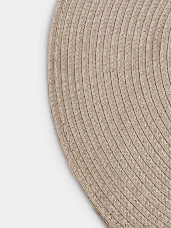 Аспаптарға арналған майлық, 38 см, полипропилен, дөңгелек, сарғылт-қоңыр, Circle, image-3