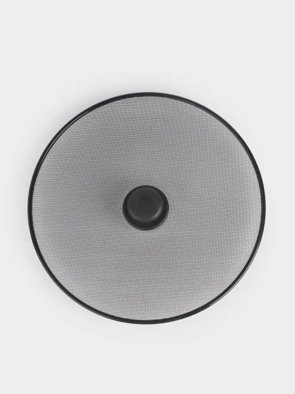 Крышка-рассекатель, 29 см, металл/пластик, черная, X-Loft, image-0