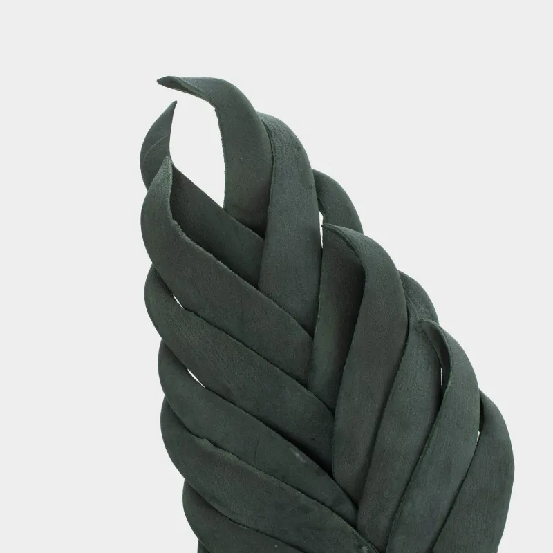 Ветка декоративная, 71 см, пластик/бумага, Зеленые листья, Tropical decor, image-2