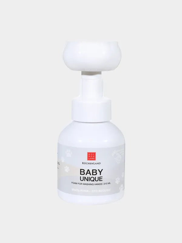Қол жууға арналған көбік, 310 мл, балаларға арналған, карамель, Табан, Baby unique, image-1