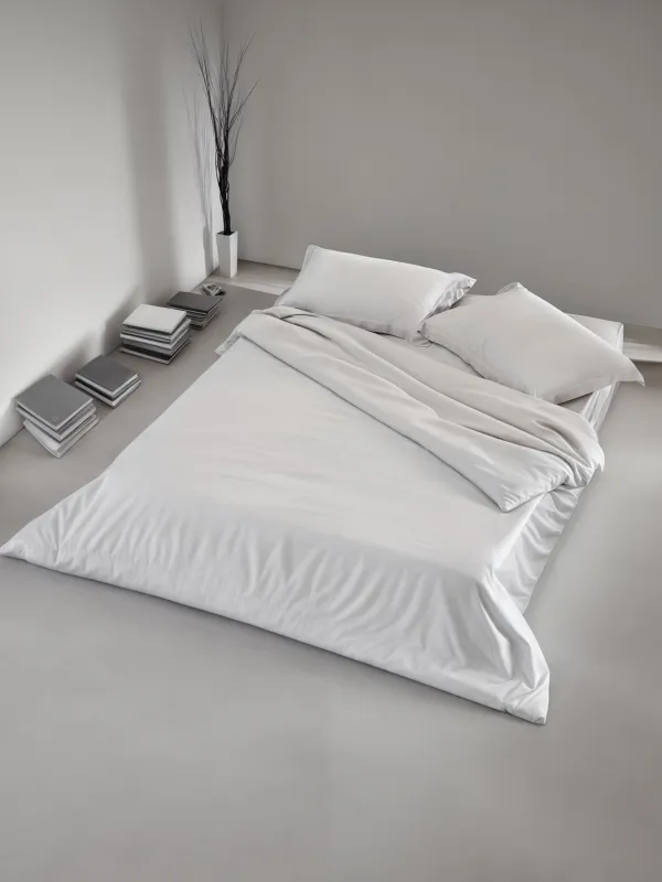 КПБ евро, бамбук, светло-серый, Pure bamboo, image-10