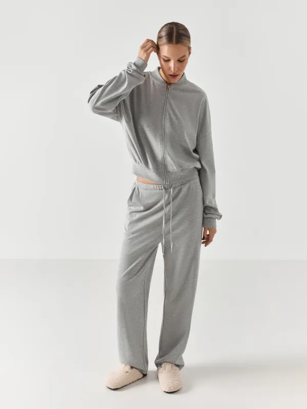 Брюки женские, хлопок, серые, Henrietta, image-4