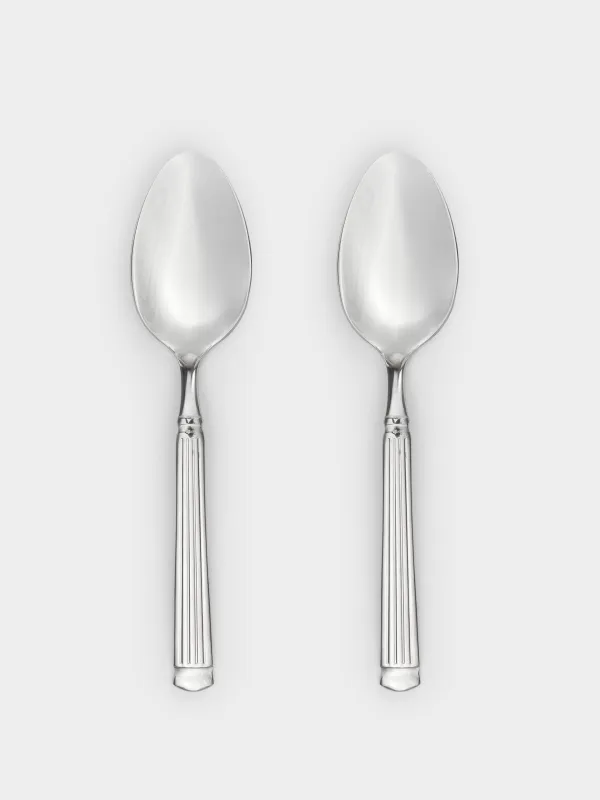 Шай қасық, 2 дана, болат, Жолақтар, Manresa, image-3