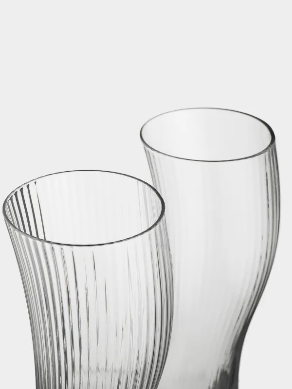 Стакан для пива, 23 см, 600 мл, 2 шт, стекло Р, Изгиб, Ribby, image-3