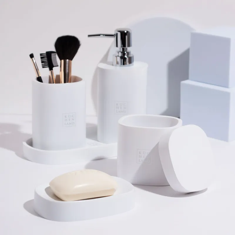 Сұйық сабын диспенсері, 300 мл, полирезин / металл, ақ, Веста, image-2