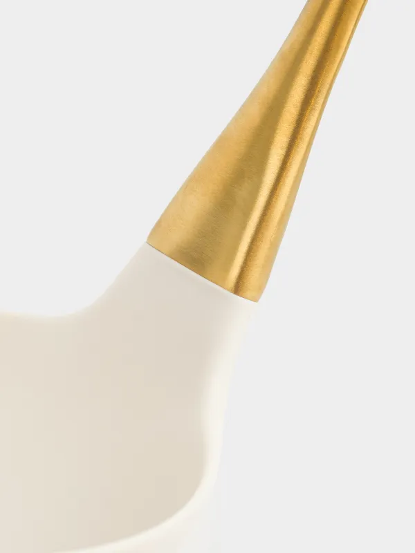 Половник, 32 см, силикон/сталь, молочно-золотистый, Pintino, image-2