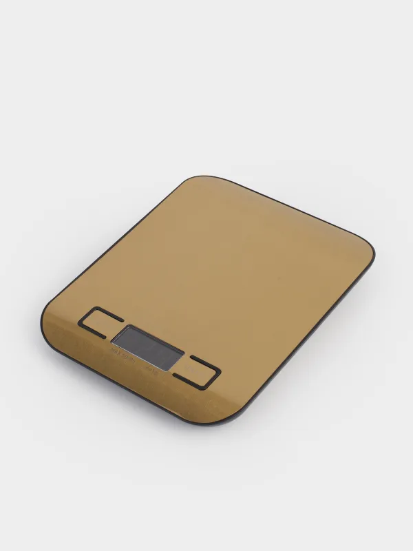 Ас үй таразы, 18х14 см, электронды, болат / пластик, алтын, Libra, image-0