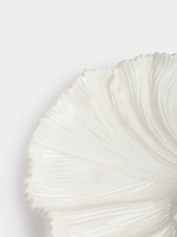 Сәндік ыдыс, 23х см, керамика, сүт түстес, Балық, Goldfish, image-4