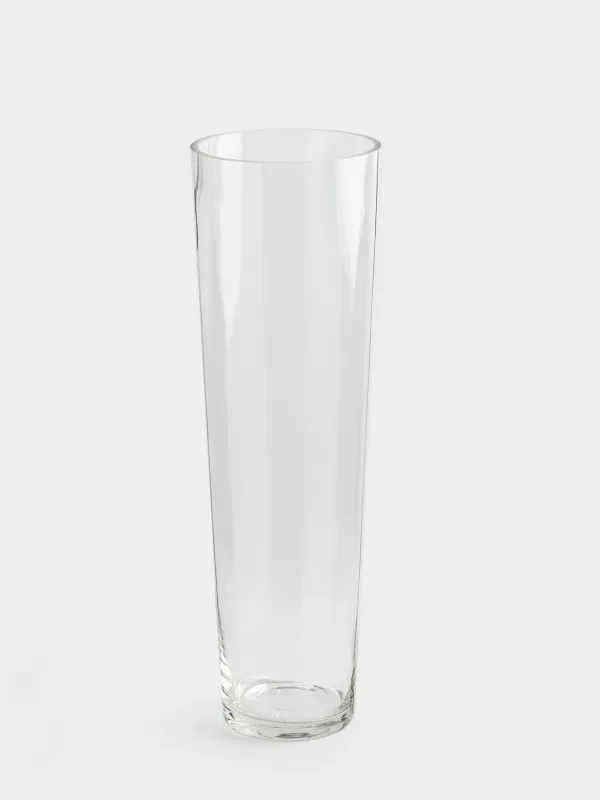 Гүл вазасы, 40 см, шыны, Clear, image-0