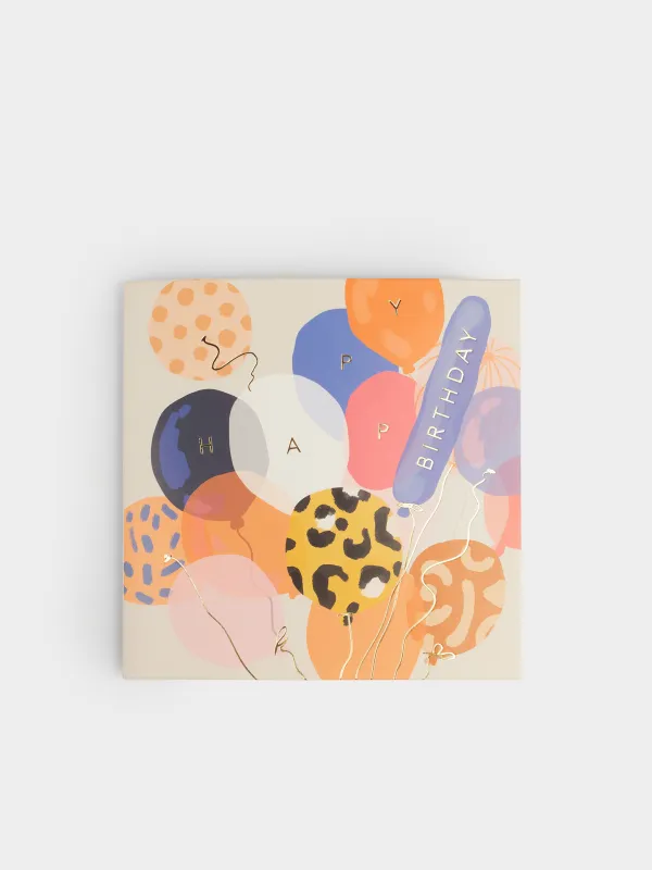 Открытка подарочная, 12х12 см, бумага, Birthday, image-0