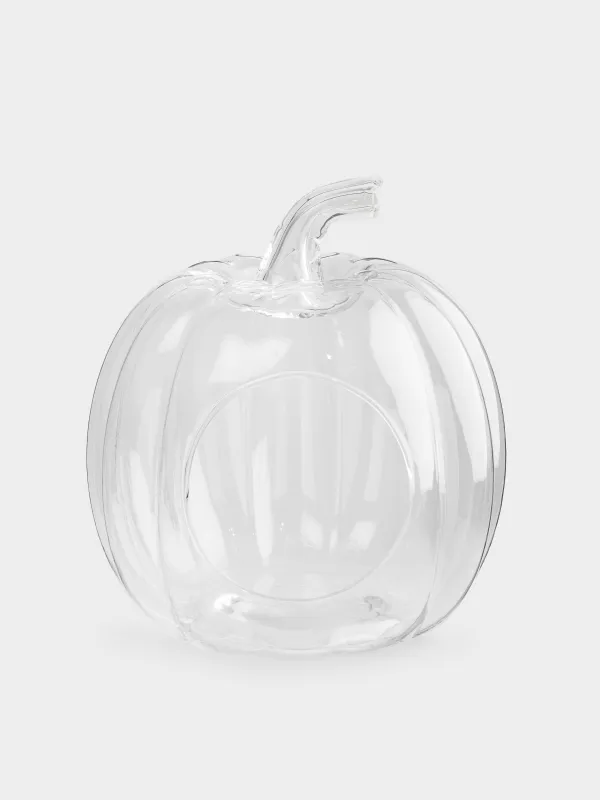 Кәмпит ыдысы, 23х26 см, шыны, Асқабақ, Clear, image-0